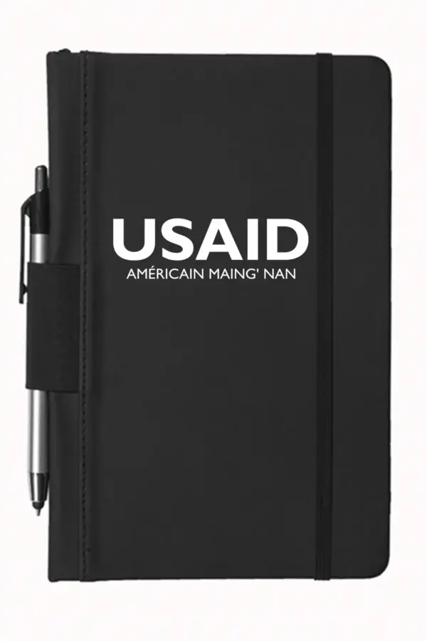 USAID Senufo - 5"x9" Executive Notebooks with Pen