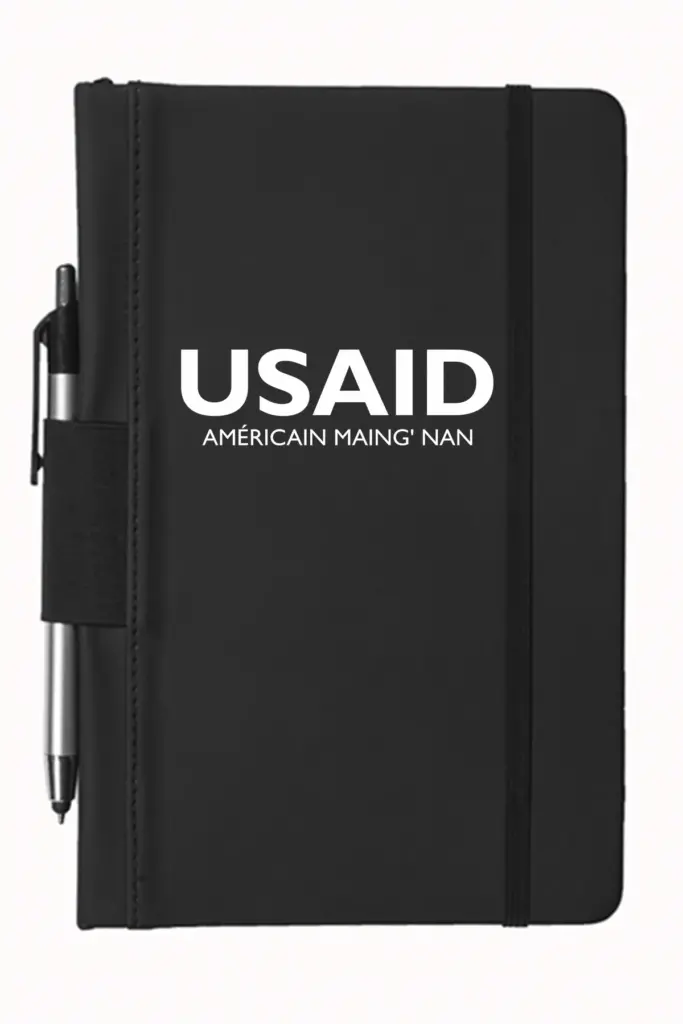 USAID Senufo - 5"x9" Executive Notebooks with Pen