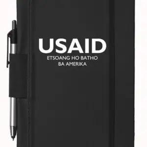 USAID Sesotho - 5"x9" Executive Notebooks with Pen