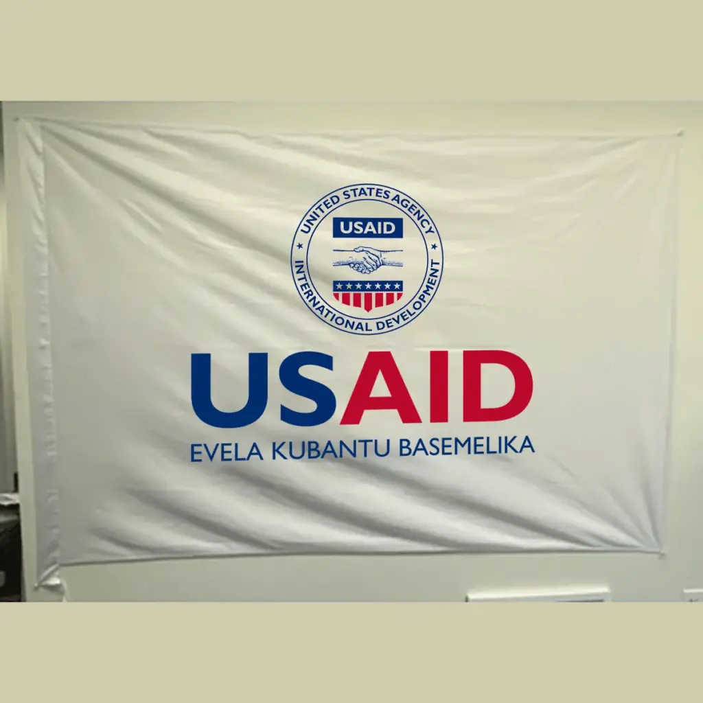 USAID Zulu Pole USAID Flag - Single Sided 4 x 6 feet