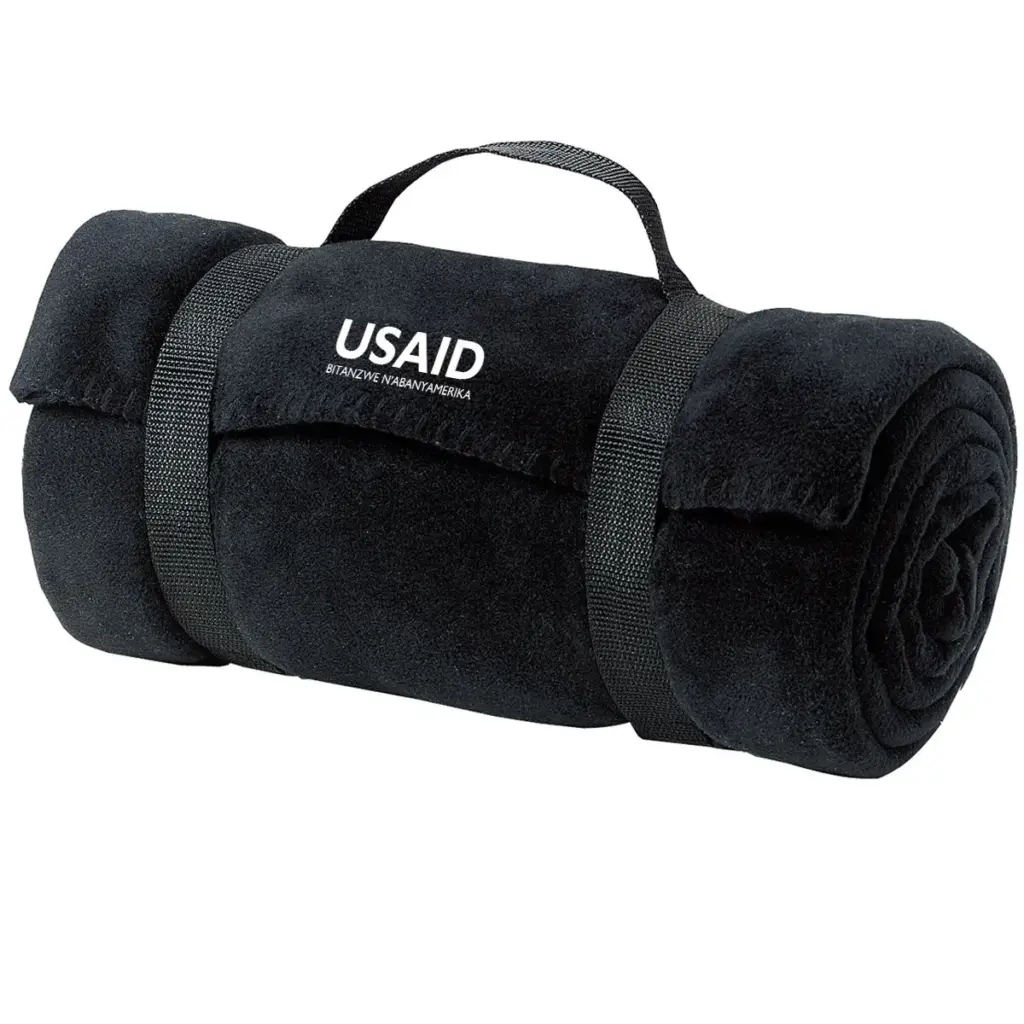 USAID Kirundi - Port Authority Value Fleece Blanket w/ Strap