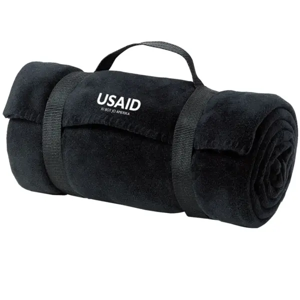 USAID Acholi - Port Authority Value Fleece Blanket w/ Strap