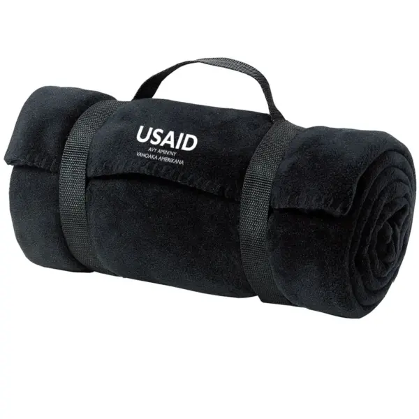 USAID Malagasy - Port Authority Value Fleece Blanket w/ Strap