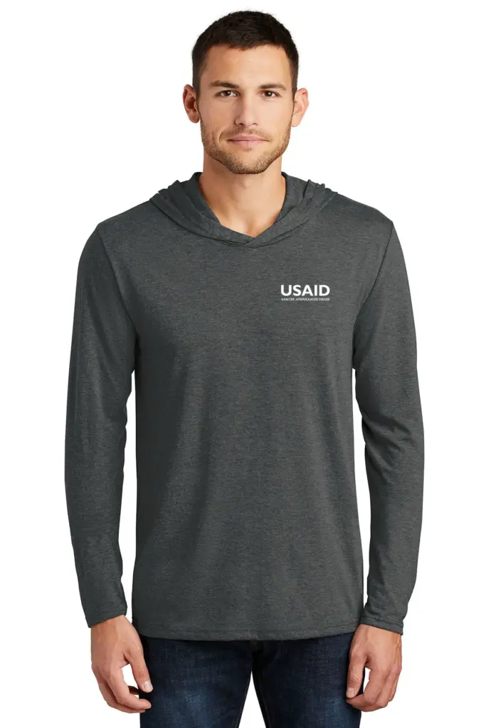 USAID Afrikaans - District Men's Perfect Tri Long Sleeve Hoodie