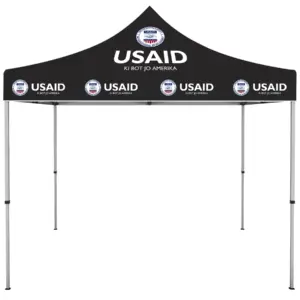 USAID Acholi - ONE CHOICE 10 ft. Steel Canopy Tent Dye-Sub Graphic Package