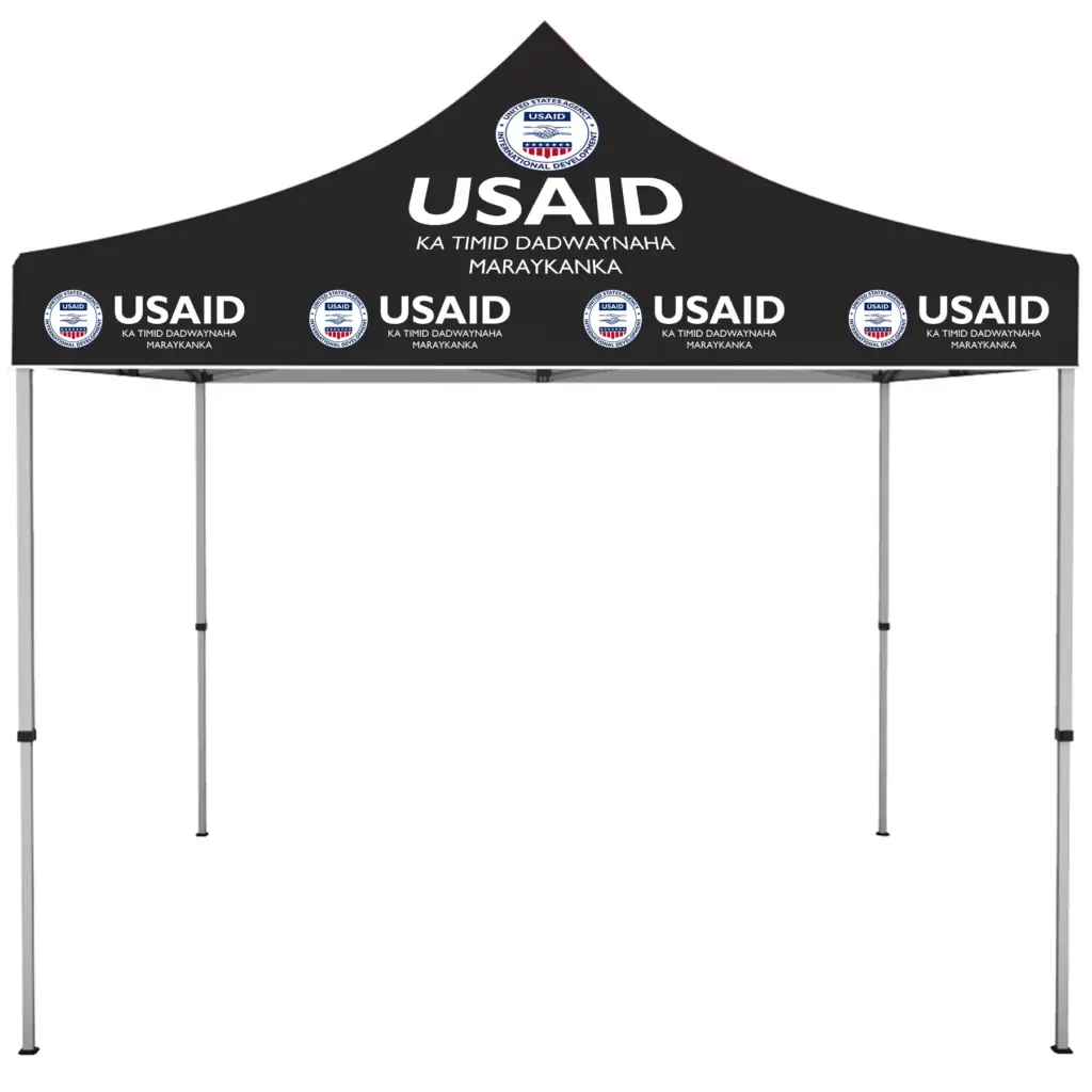 USAID Somali - ONE CHOICE 10 ft. Steel Canopy Tent Dye-Sub Graphic Package