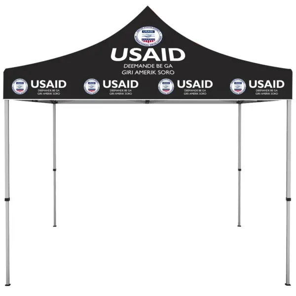USAID Soninke - ONE CHOICE 10 ft. Steel Canopy Tent Dye-Sub Graphic Package