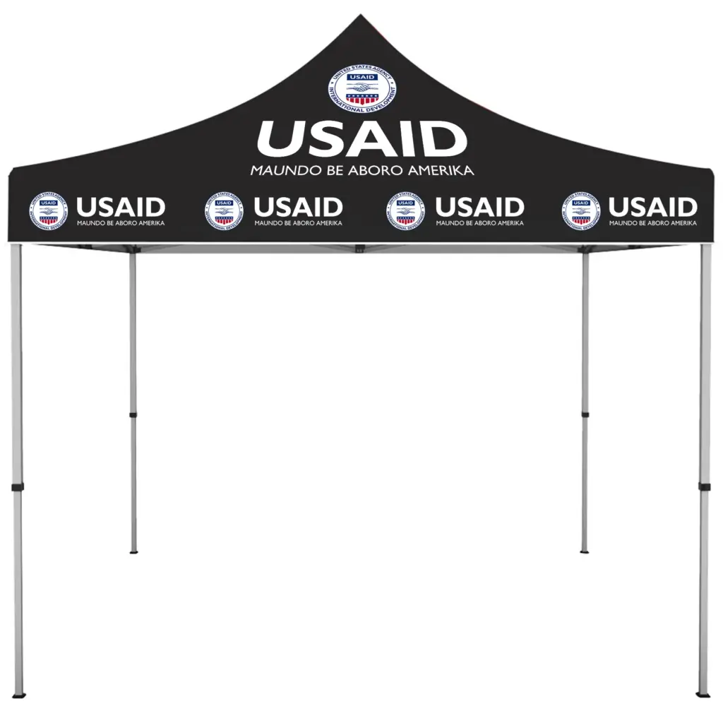 USAID Zande - ONE CHOICE 10 ft. Steel Canopy Tent Dye-Sub Graphic Package