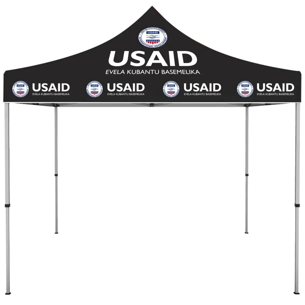 USAID Zulu - ONE CHOICE 10 ft. Steel Canopy Tent Dye-Sub Graphic Package