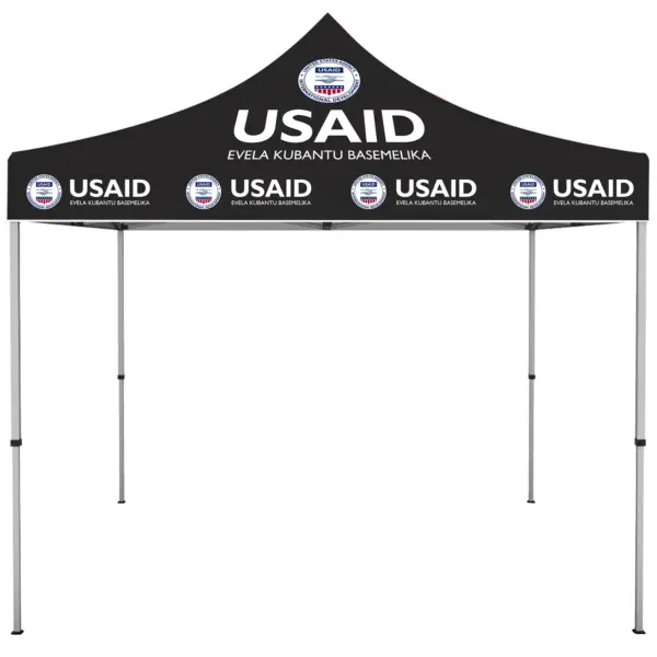 USAID Zulu - ONE CHOICE 10 ft. Steel Canopy Tent Dye-Sub Graphic Package