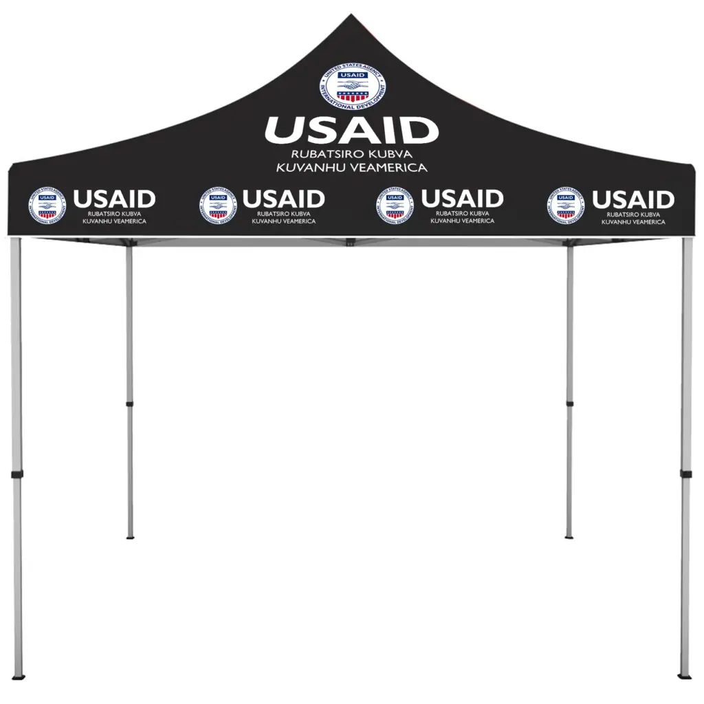 USAID Chishona - ONE CHOICE 10 ft. Steel Canopy Tent Dye-Sub Graphic Package
