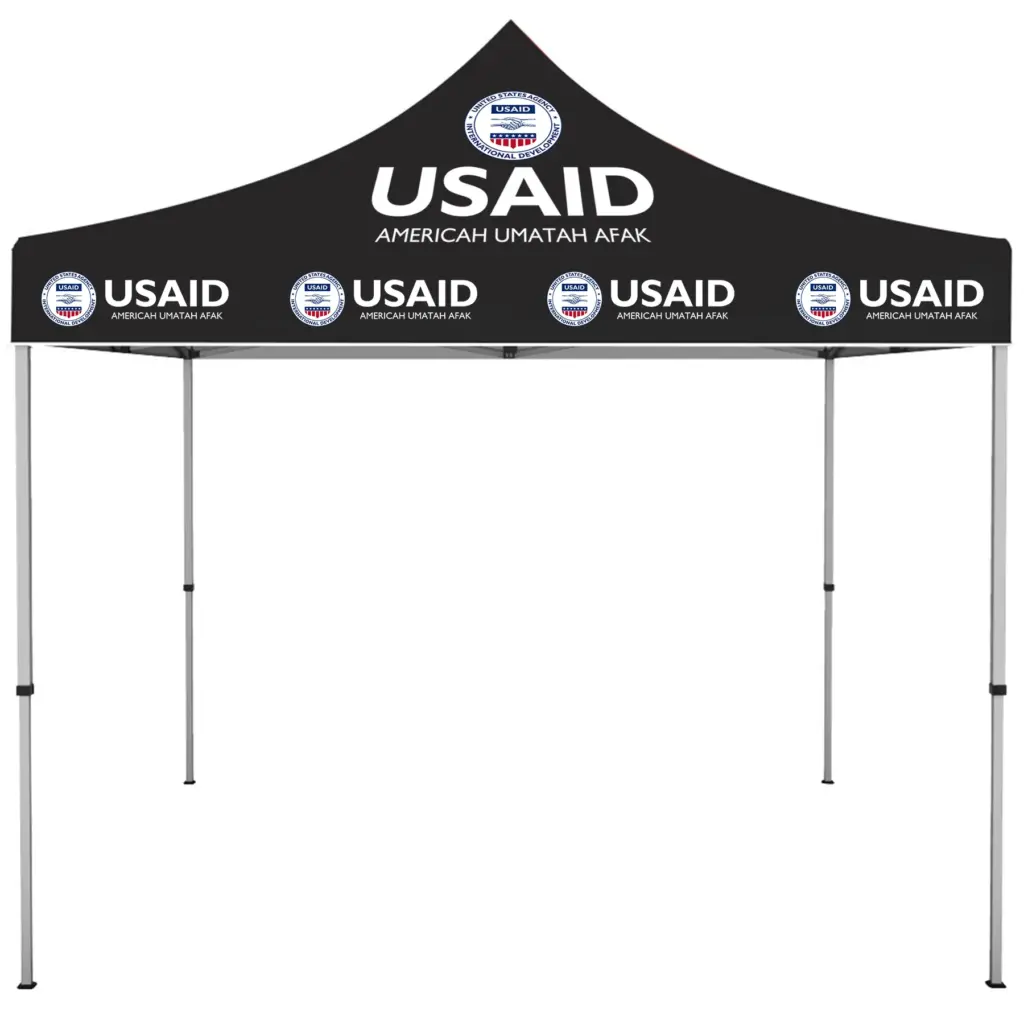 USAID Afar - ONE CHOICE 10 ft. Steel Canopy Tent Dye-Sub Graphic Package