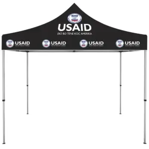 USAID Dinka - ONE CHOICE 10 ft. Steel Canopy Tent Dye-Sub Graphic Package