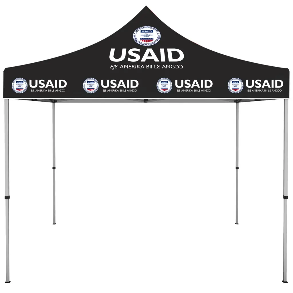 USAID Ga-Dangme - ONE CHOICE 10 ft. Steel Canopy Tent Dye-Sub Graphic Package
