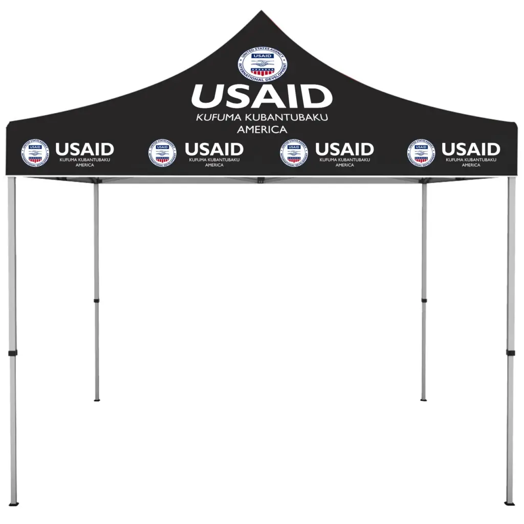 USAID Kaond - ONE CHOICE 10 ft. Steel Canopy Tent Dye-Sub Graphic Package