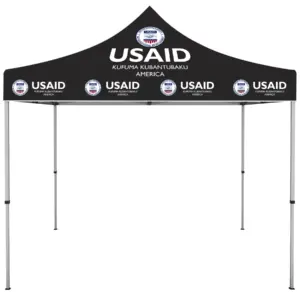 USAID Kaond - ONE CHOICE 10 ft. Steel Canopy Tent Dye-Sub Graphic Package
