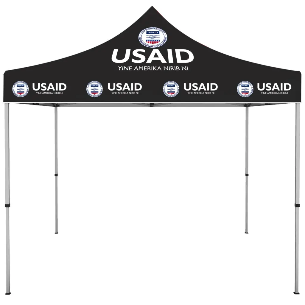 USAID Kusaal - ONE CHOICE 10 ft. Steel Canopy Tent Dye-Sub Graphic Package