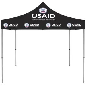 USAID Lingala - ONE CHOICE 10 ft. Steel Canopy Tent Dye-Sub Graphic Package