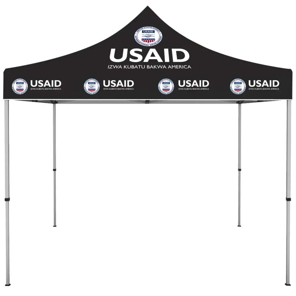 USAID Lozi - ONE CHOICE 10 ft. Steel Canopy Tent Dye-Sub Graphic Package