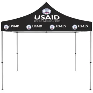 USAID Luba - ONE CHOICE 10 ft. Steel Canopy Tent Dye-Sub Graphic Package