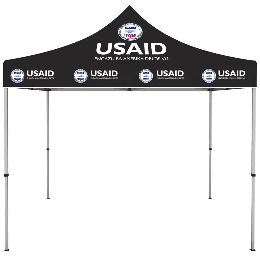 USAID Lugbara - ONE CHOICE 10 ft. Steel Canopy Tent Dye-Sub Graphic Package