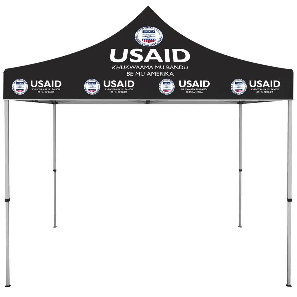 USAID Lugisu - ONE CHOICE 10 ft. Steel Canopy Tent Dye-Sub Graphic Package