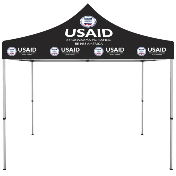 USAID Lugisu - ONE CHOICE 10 ft. Steel Canopy Tent Dye-Sub Graphic Package