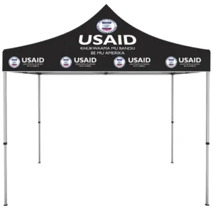 USAID Lugisu - ONE CHOICE 10 ft. Steel Canopy Tent Dye-Sub Graphic Package