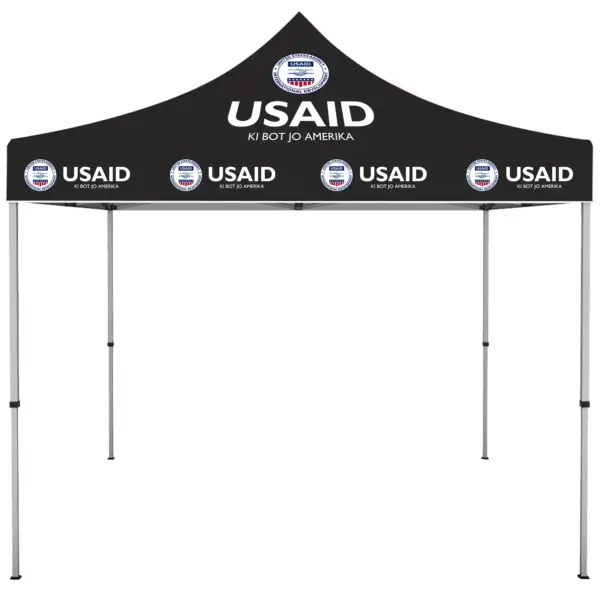 USAID Acholi - ONE CHOICE 10 ft. Steel Canopy Tent Dye-Sub Graphic Package