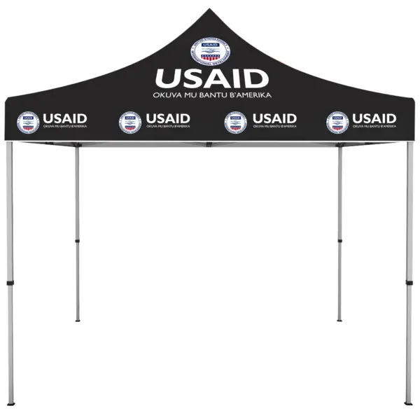 USAID Lusoga - ONE CHOICE 10 ft. Steel Canopy Tent Dye-Sub Graphic Package