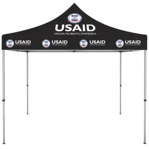 USAID Lusoga - ONE CHOICE 10 ft. Steel Canopy Tent Dye-Sub Graphic Package