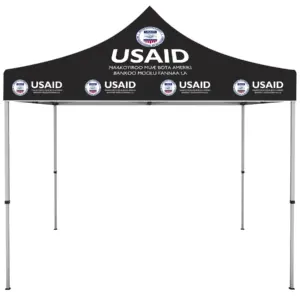 USAID Mandinka - ONE CHOICE 10 ft. Steel Canopy Tent Dye-Sub Graphic Package