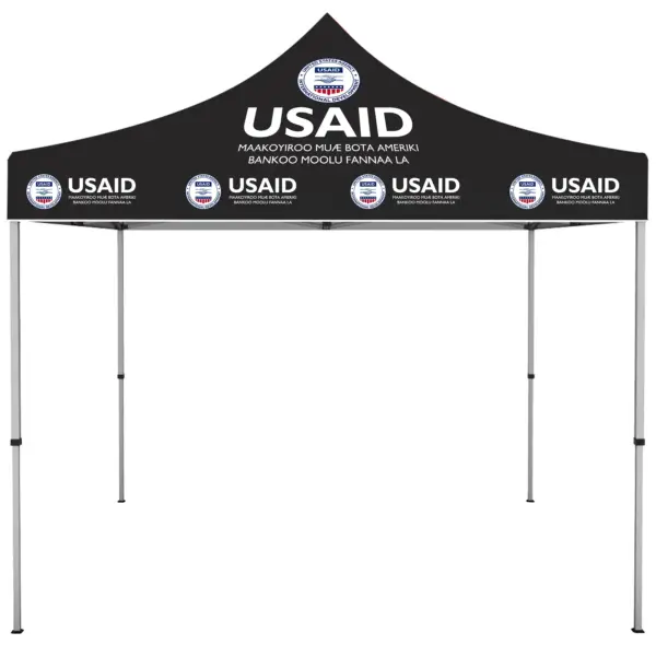 USAID Mandinka - ONE CHOICE 10 ft. Steel Canopy Tent Dye-Sub Graphic Package