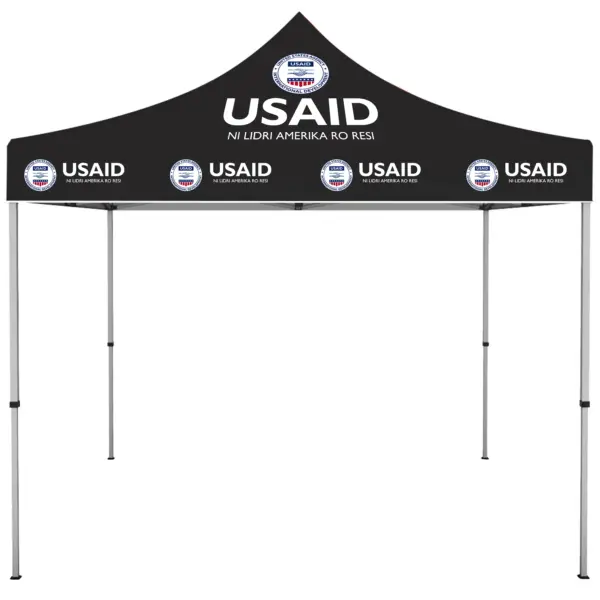 USAID Moru - ONE CHOICE 10 ft. Steel Canopy Tent Dye-Sub Graphic Package