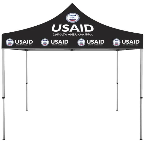 USAID Oromiffa - ONE CHOICE 10 ft. Steel Canopy Tent Dye-Sub Graphic Package