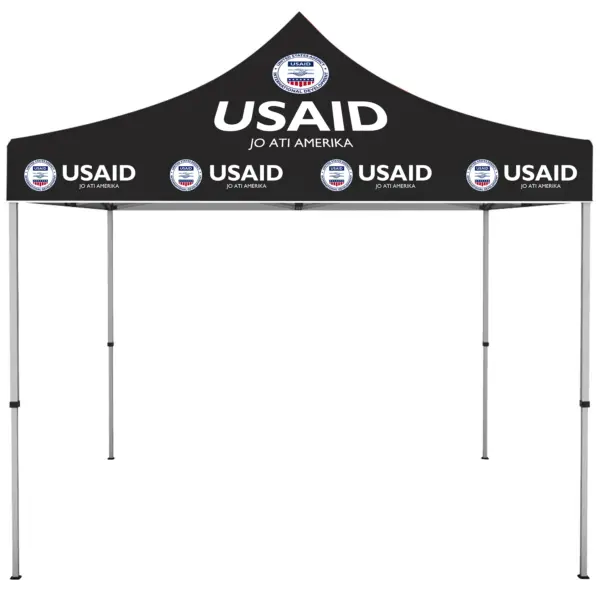 USAID Otuho - ONE CHOICE 10 ft. Steel Canopy Tent Dye-Sub Graphic Package