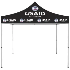 USAID Otuho - ONE CHOICE 10 ft. Steel Canopy Tent Dye-Sub Graphic Package