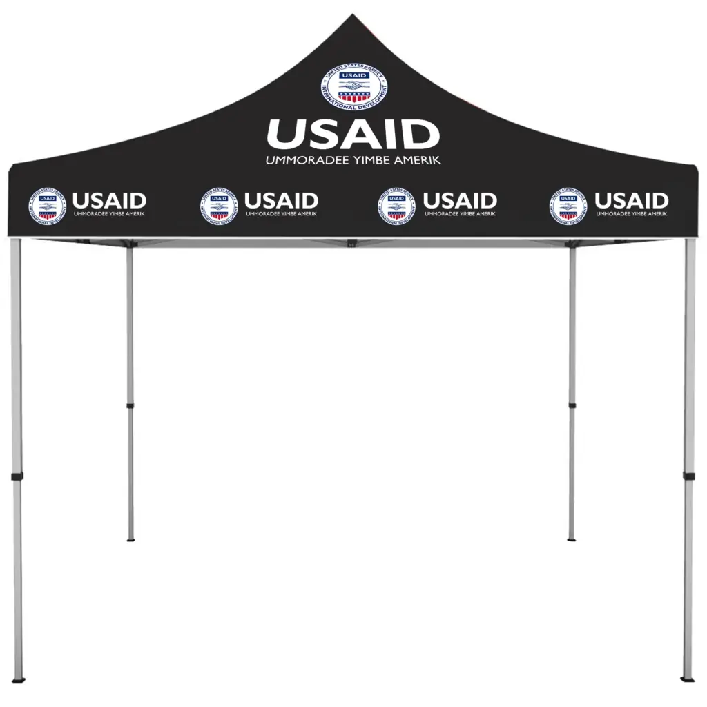 USAID Pulaar - ONE CHOICE 10 ft. Steel Canopy Tent Dye-Sub Graphic Package