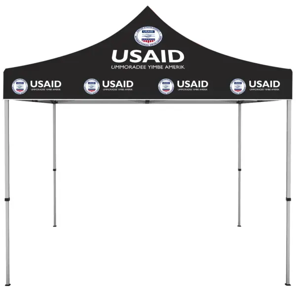 USAID Pulaar - ONE CHOICE 10 ft. Steel Canopy Tent Dye-Sub Graphic Package