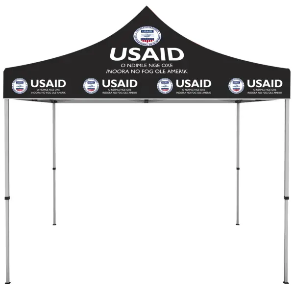 USAID Serere - ONE CHOICE 10 ft. Steel Canopy Tent Dye-Sub Graphic Package