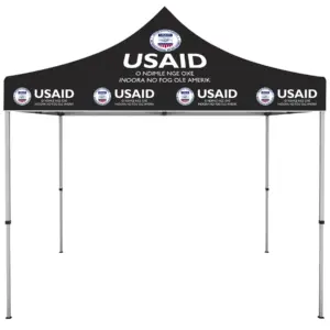 USAID Serere - ONE CHOICE 10 ft. Steel Canopy Tent Dye-Sub Graphic Package