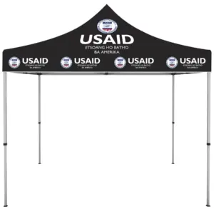 USAID Sesotho - ONE CHOICE 10 ft. Steel Canopy Tent Dye-Sub Graphic Package