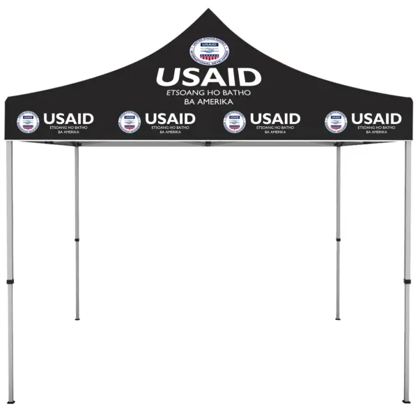 USAID Sesotho - ONE CHOICE 10 ft. Steel Canopy Tent Dye-Sub Graphic Package