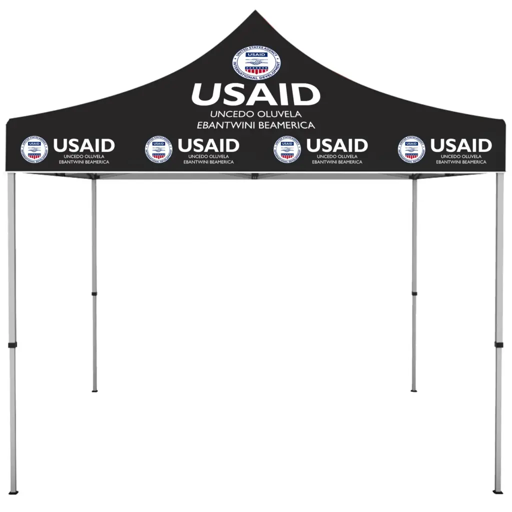 USAID Sindebele - ONE CHOICE 10 ft. Steel Canopy Tent Dye-Sub Graphic Package