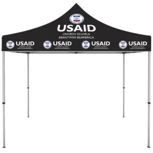 USAID Sindebele - ONE CHOICE 10 ft. Steel Canopy Tent Dye-Sub Graphic Package