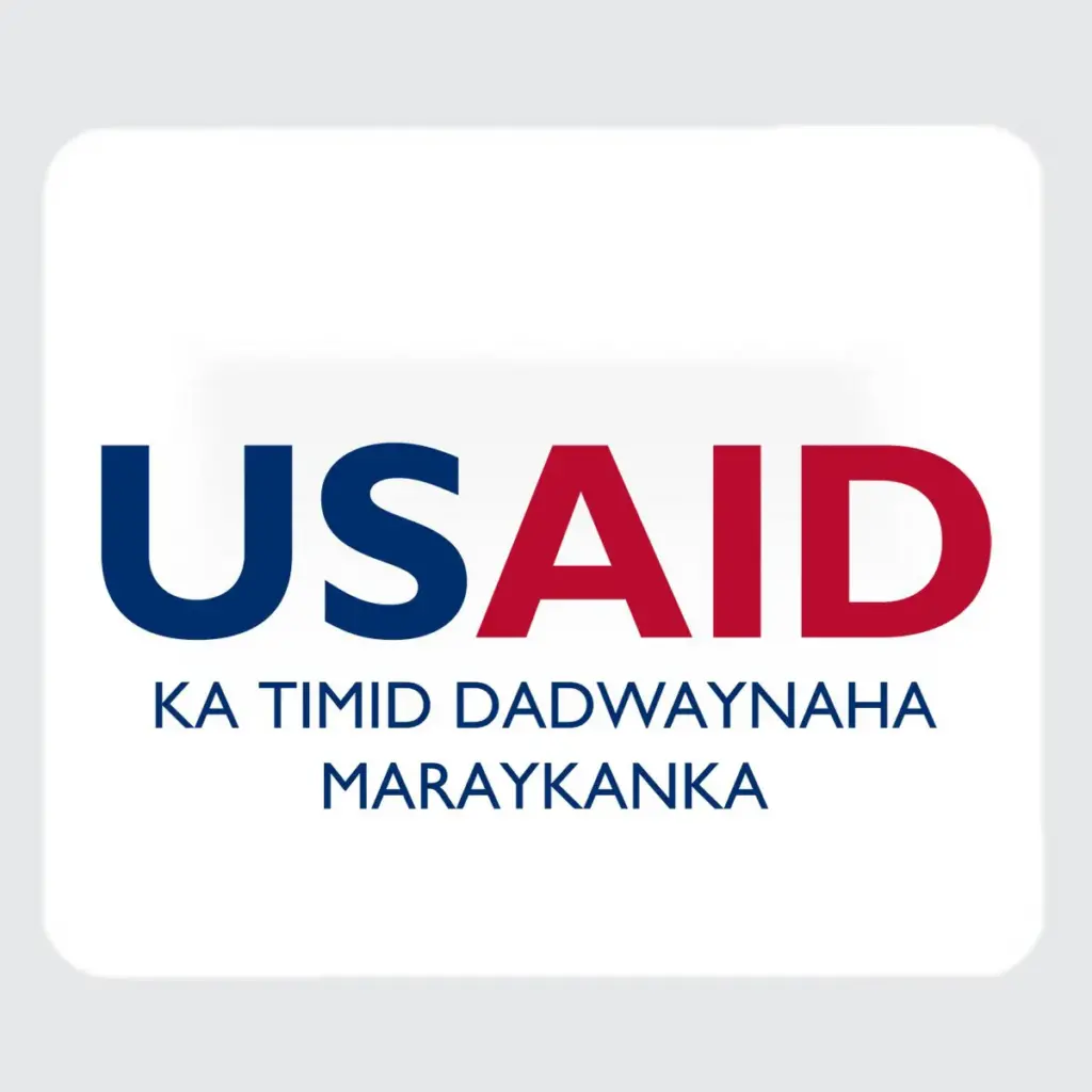 USAID Somali - Large Rectangle Full Color Mouse Pads (9.25"x7.75"x0.625)