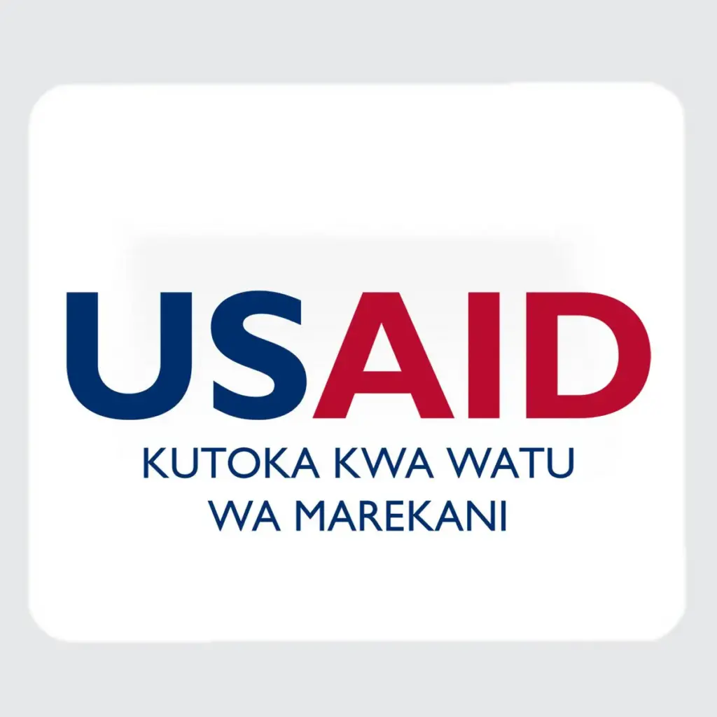 USAID Swahili - Large Rectangle Full Color Mouse Pads (9.25"x7.75"x0.625)