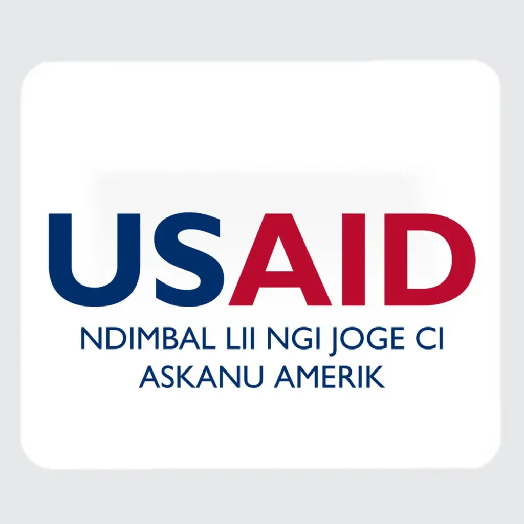 USAID Wolof - Large Rectangle Full Color Mouse Pads (9.25"x7.75"x0.625)
