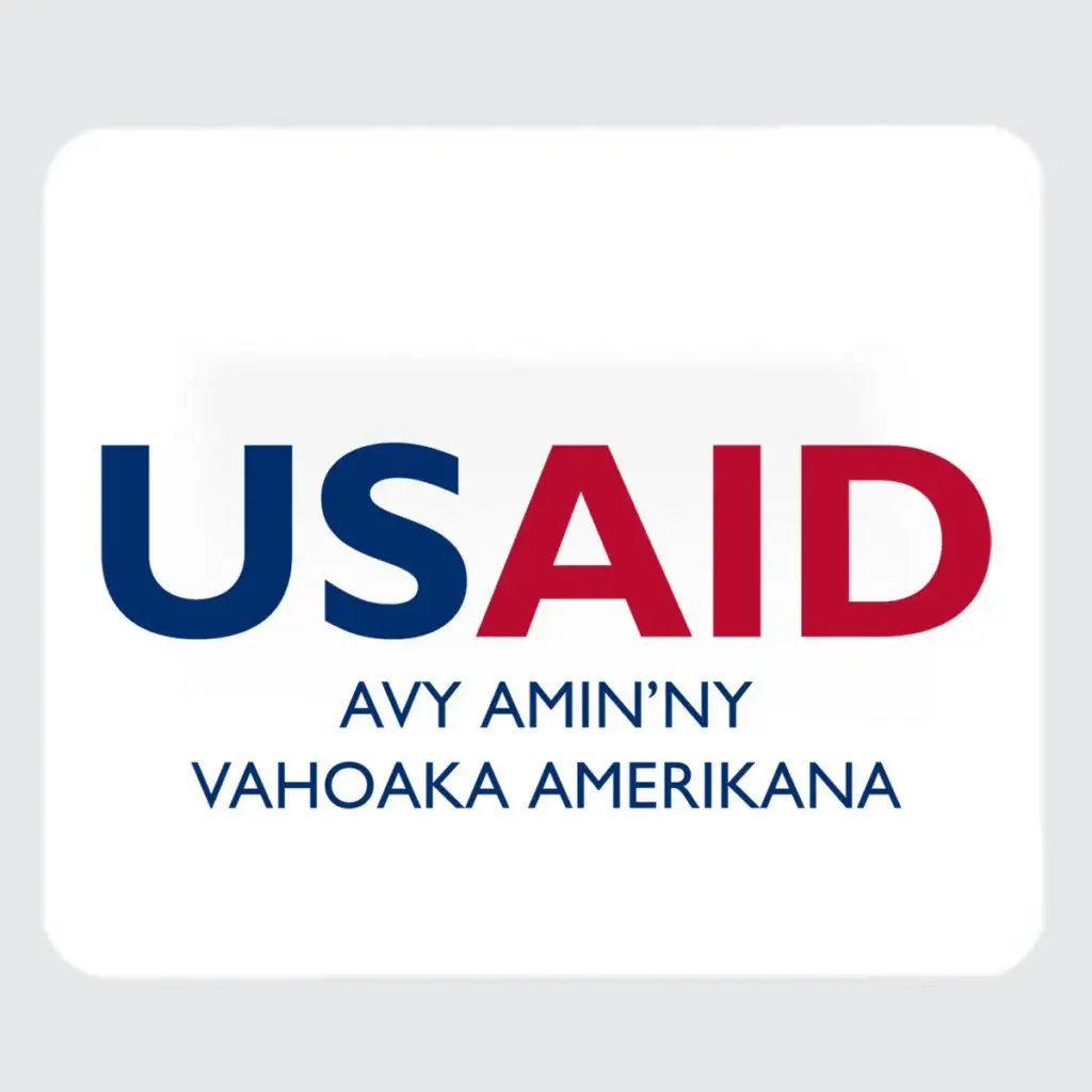 USAID Malagasy - Large Rectangle Full Color Mouse Pads (9.25"x7.75"x0.625)