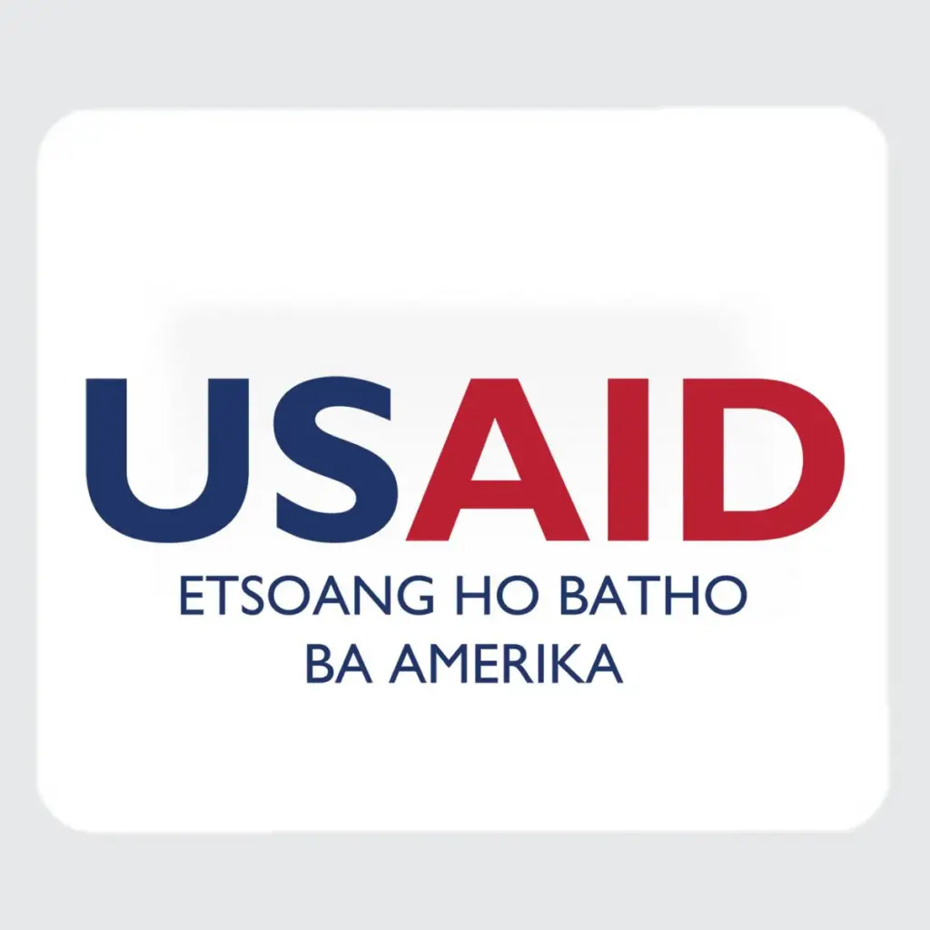 USAID Sesotho - Large Rectangle Full Color Mouse Pads (9.25"x7.75"x0.625)